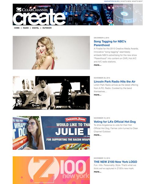 Clear Channel Create - Clear Channel is an enormou