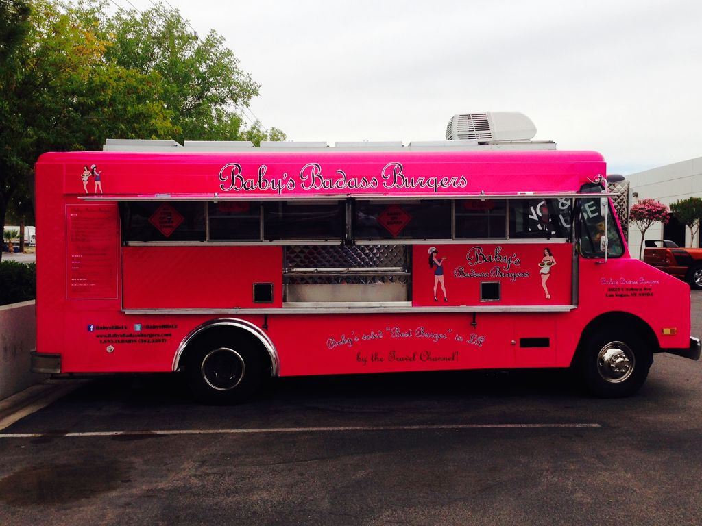 Food Truck Wrap - Baby's Bad Ass Burgers