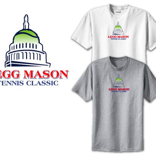 T-shirt design for Legg Mason Tennis Classic in Wa