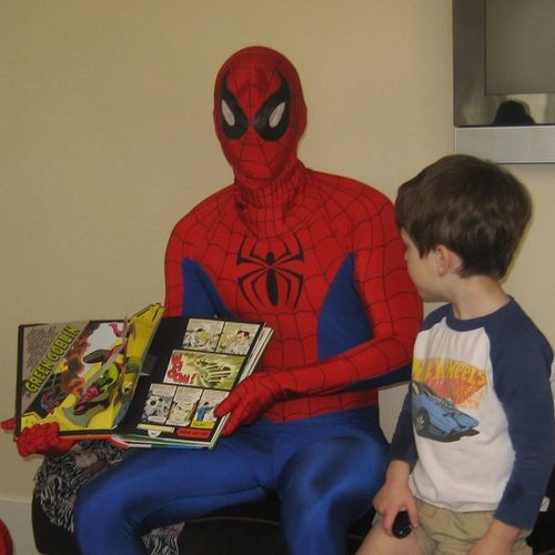 Spider man Story Time Party Theme