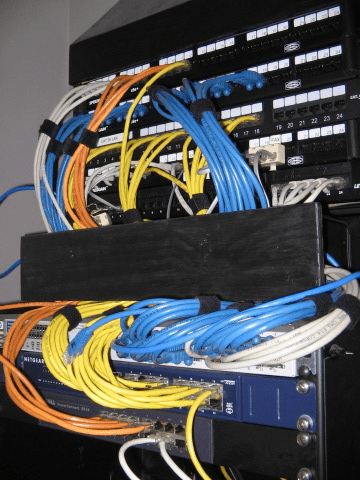 Cable and server management available for small an