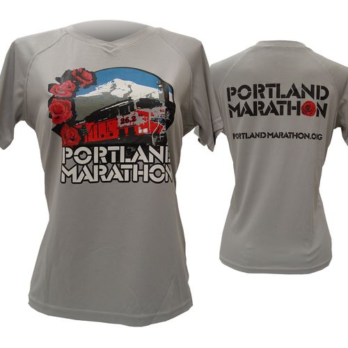 Apparel graphics for the 2010 Portland Marathon co