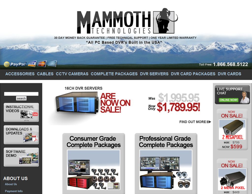 E-Commerce website