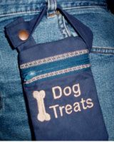 Custom-made Dog Treats bag with zipper closure - p