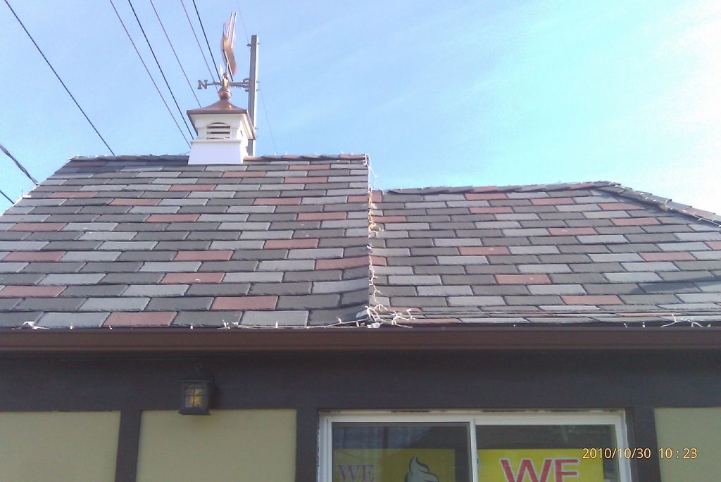 imitation slate roof