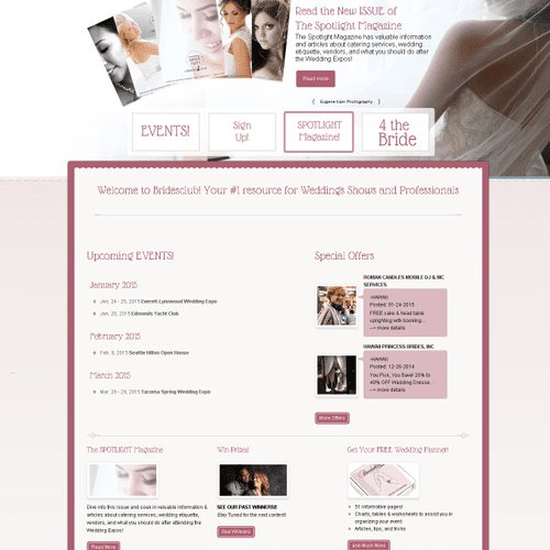 Brides club. I developed the backend of the site a