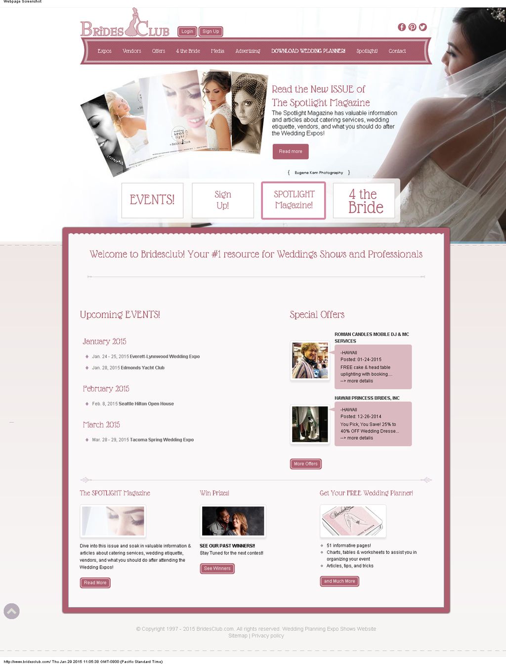 Brides club. I developed the backend of the site a