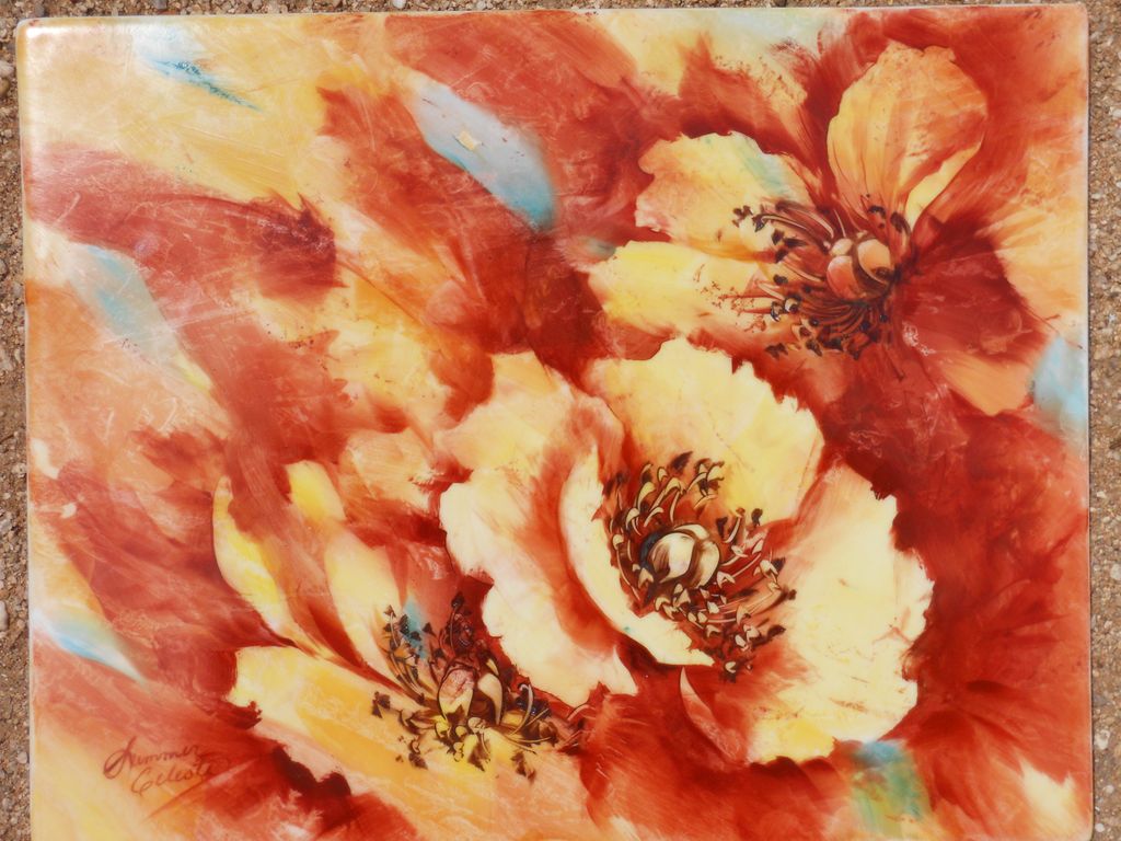 Stylized  Poppies