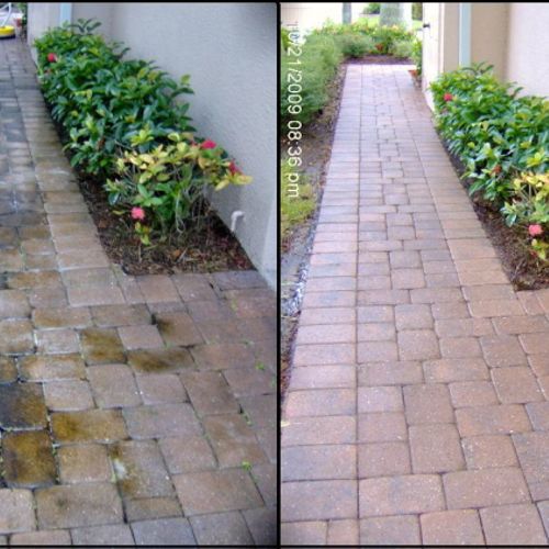 Job: Walkway Cleaned and sealed. Location: Riversi