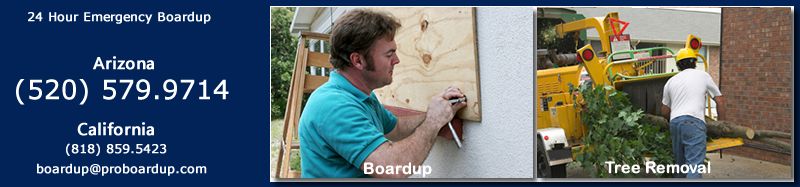 Glass Window Boardups for Homes or Business
