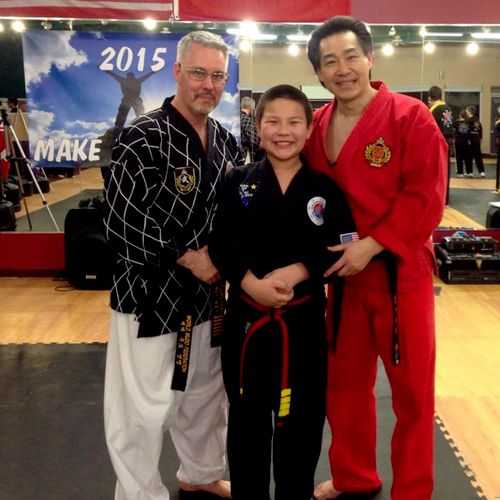 Master Theros with Caden and Grandmaster Lee