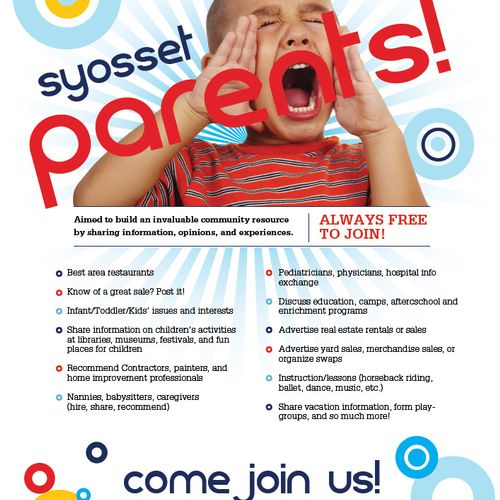 Syosset Parents Promo Flyer