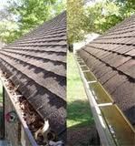 Gutter Cleaning. A difference you can see!
