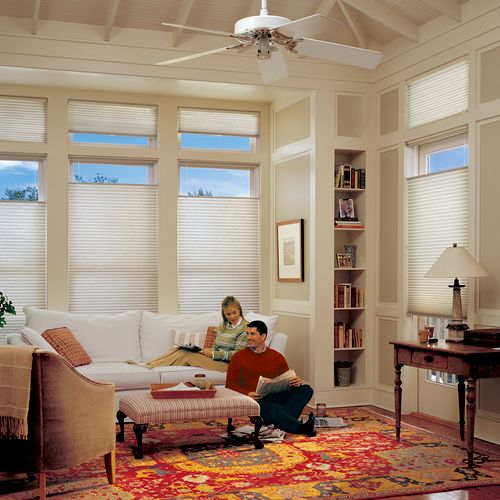 Cellular Shades - Offer a Top-down / Bottom-up opt