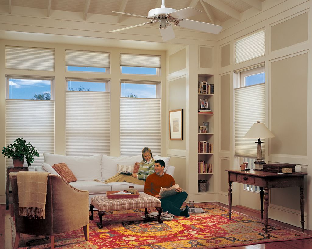 Cellular Shades - Offer a Top-down / Bottom-up opt