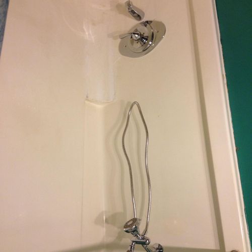 3 handle shower remodel