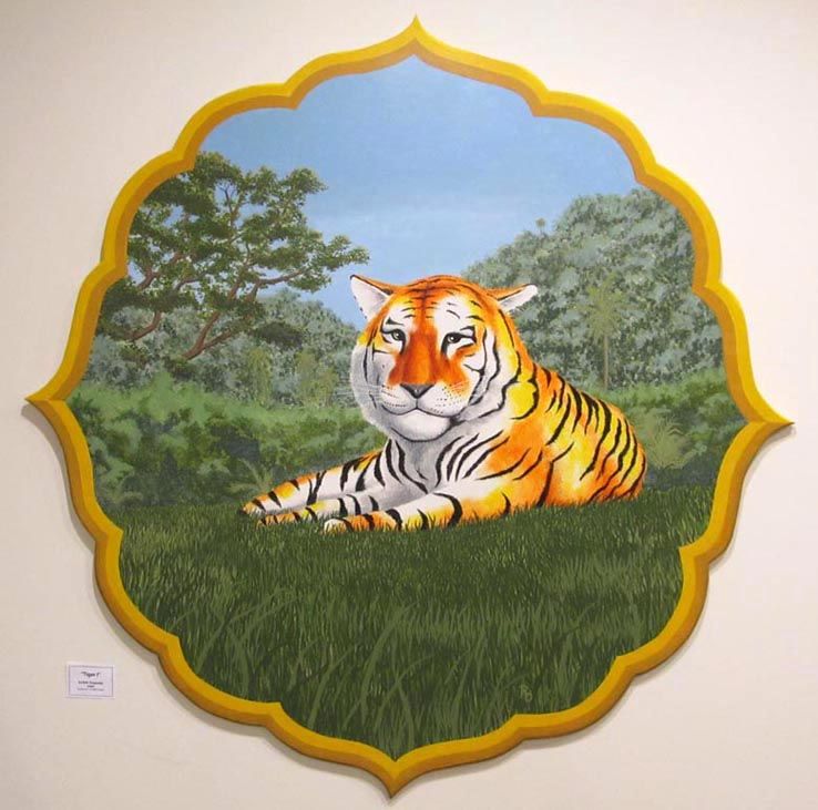 Resting tiger