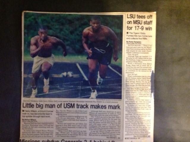 Little Big Man of USM track and field