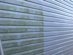 House and Building Siding. Vinyl, Aluminium, Wood,