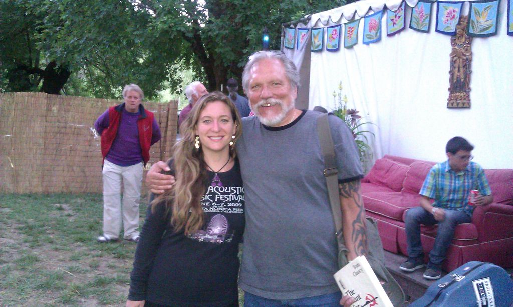backstage w jorma from Jefferson Airplane and Hot 
