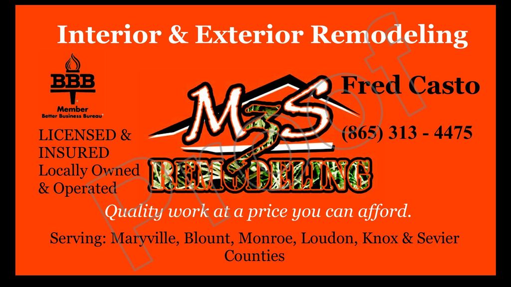 My Three Sons Roofing and Remodeling