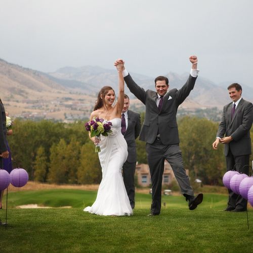 The elation of marrying the right person! Photo by