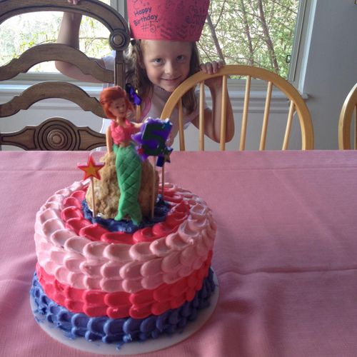 Birthday cake: Mermaid