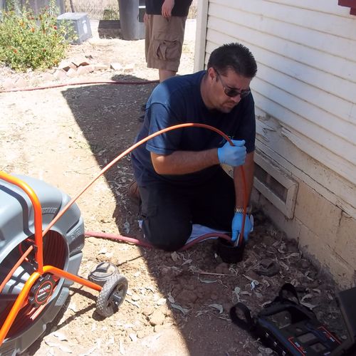 Residential sewer inspection by Brian Salinas