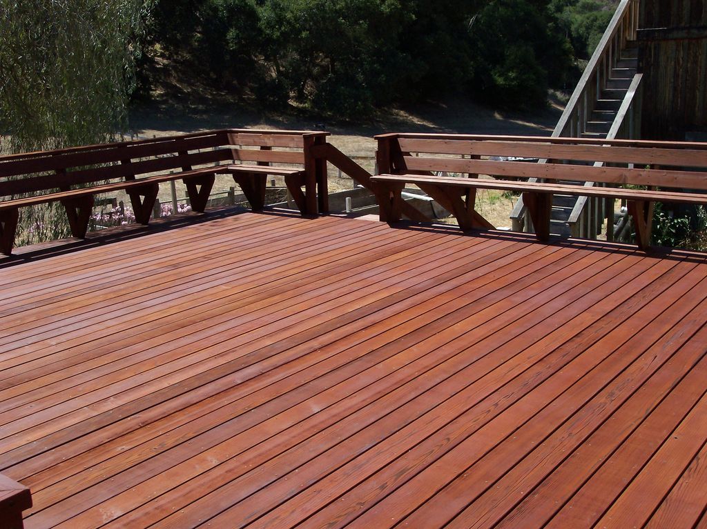 Deck cleaned & sealed