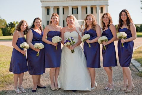 Entire bridal party by Evelyn