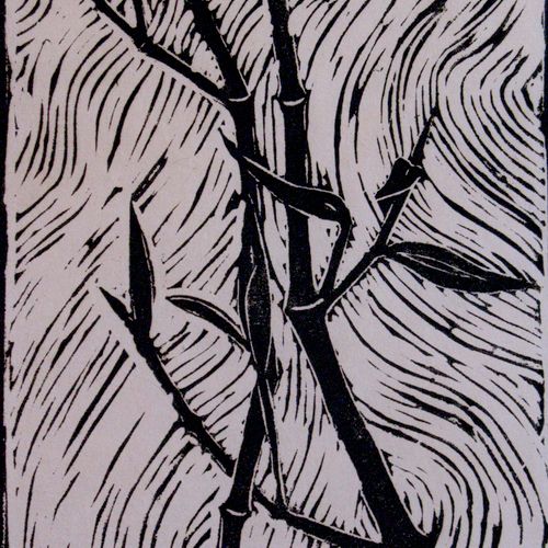 Bamboo
10X16
woodblock on Japanese paper