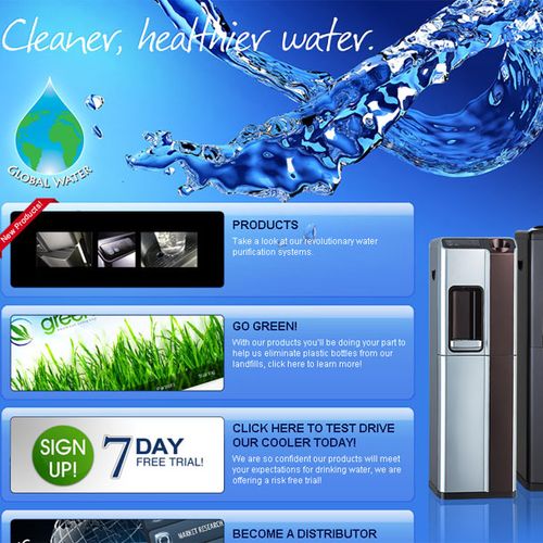 Water Purifier Website Design