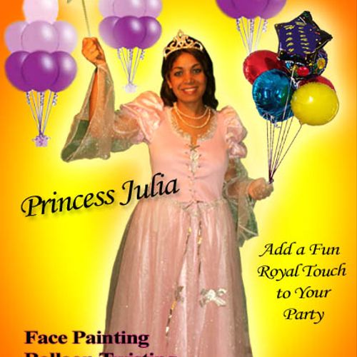 Princess Julia will turn your little girl's Birthd
