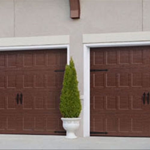 Many new garage door styles to choose from