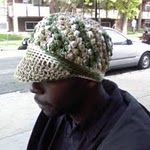 Hemp and cotton hat with allover raised popcorn st