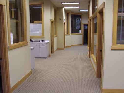 Hallways: 
Without hallways it is difficult to nav
