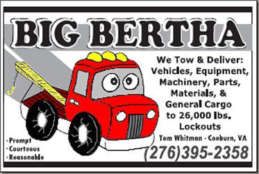 Big Bertha's Tow
