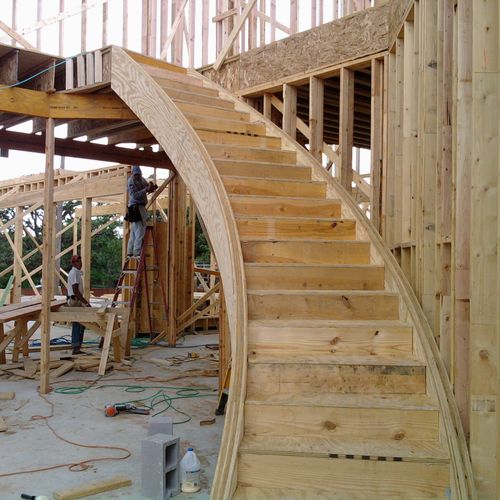 Waxahachie home stairs 2