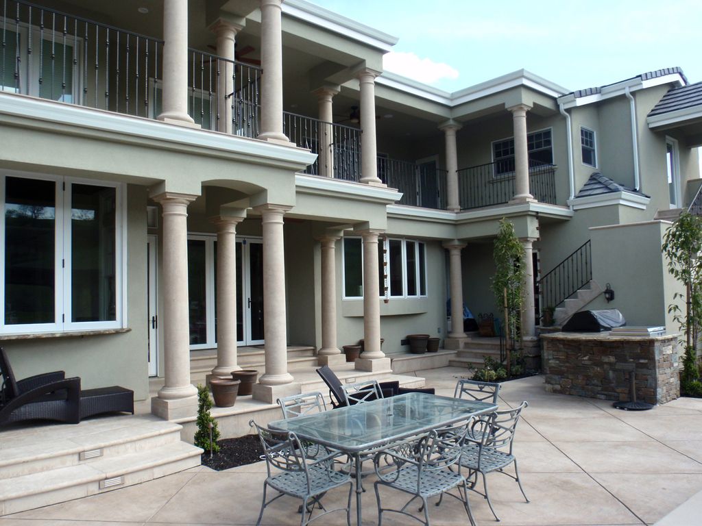 Columns, Balustrades, pool copping, steps
