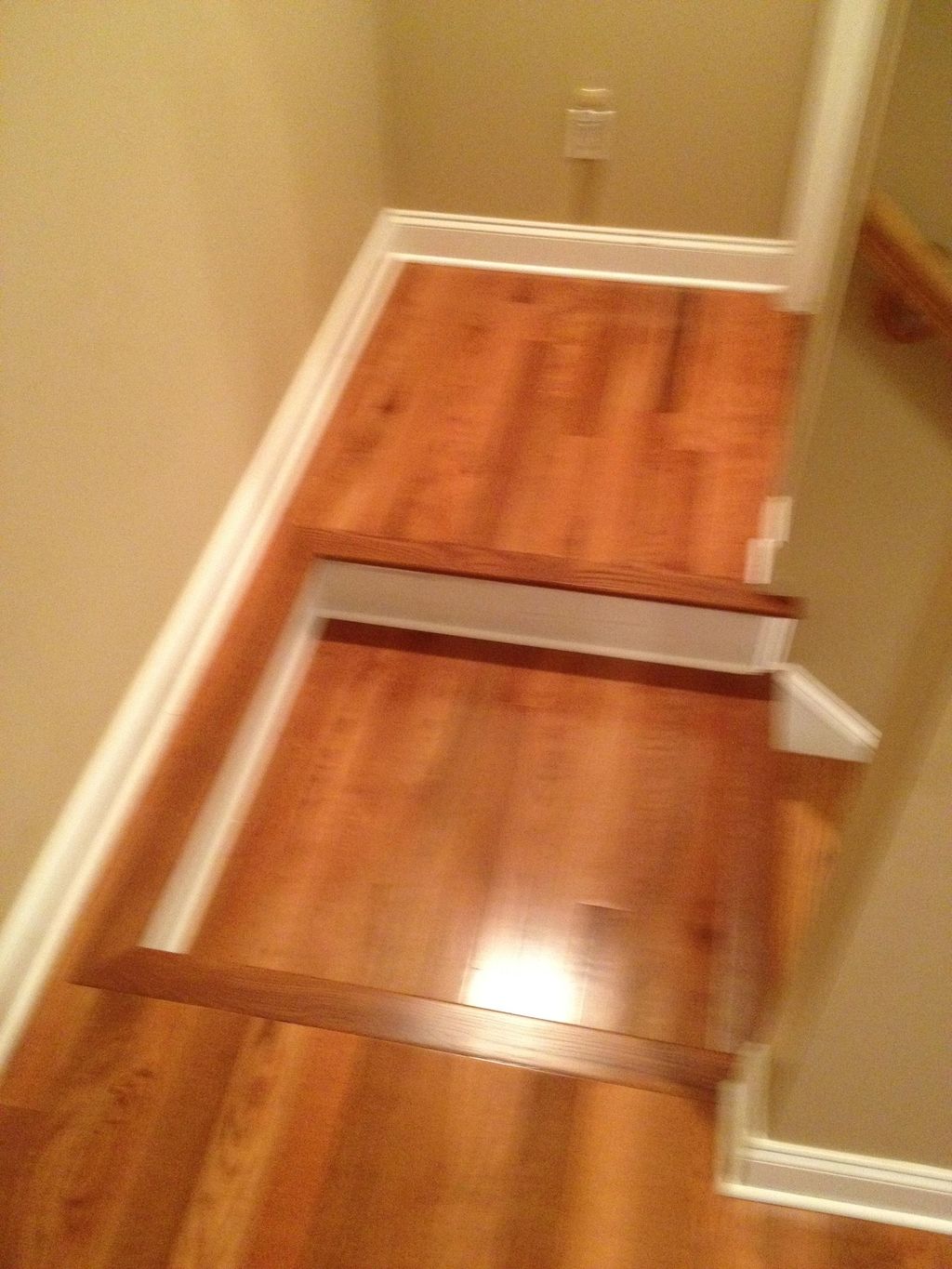 3 1/4" pre-finished hardwood flooring  installatio