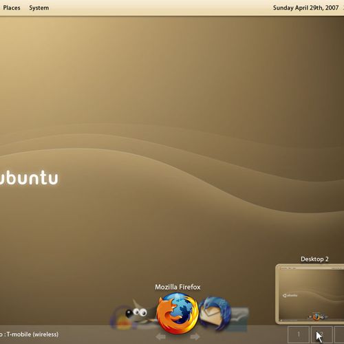 Ubuntu Linux 10.10 Screen Shot!