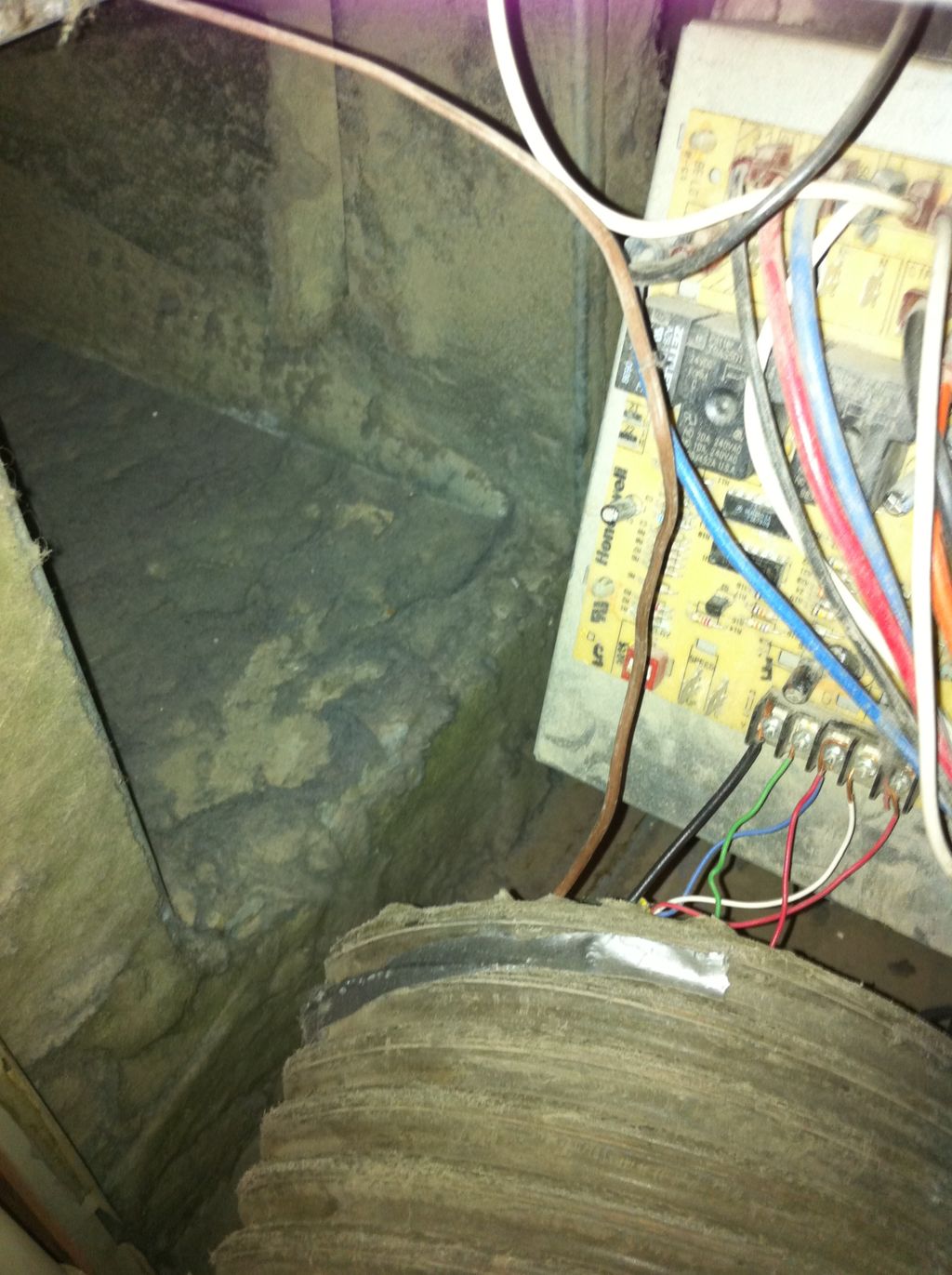 Your heater needs to be serviced and cleaned at le