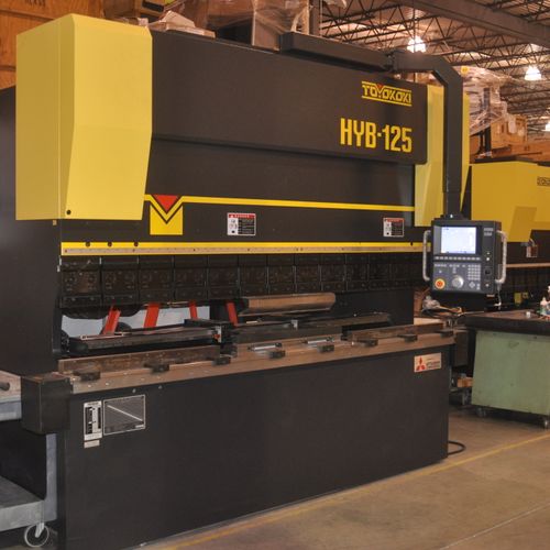 10' Press Brake with accuracy to and repeatability