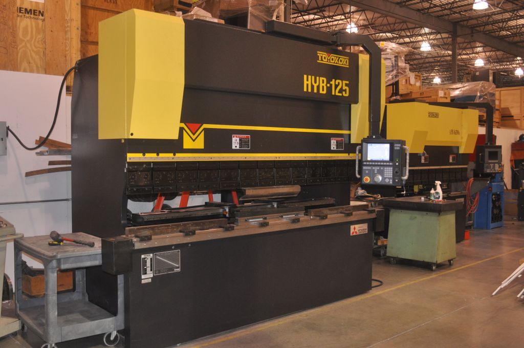10' Press Brake with accuracy to and repeatability