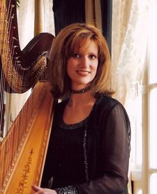 Professional harpist Phyllis Sparks