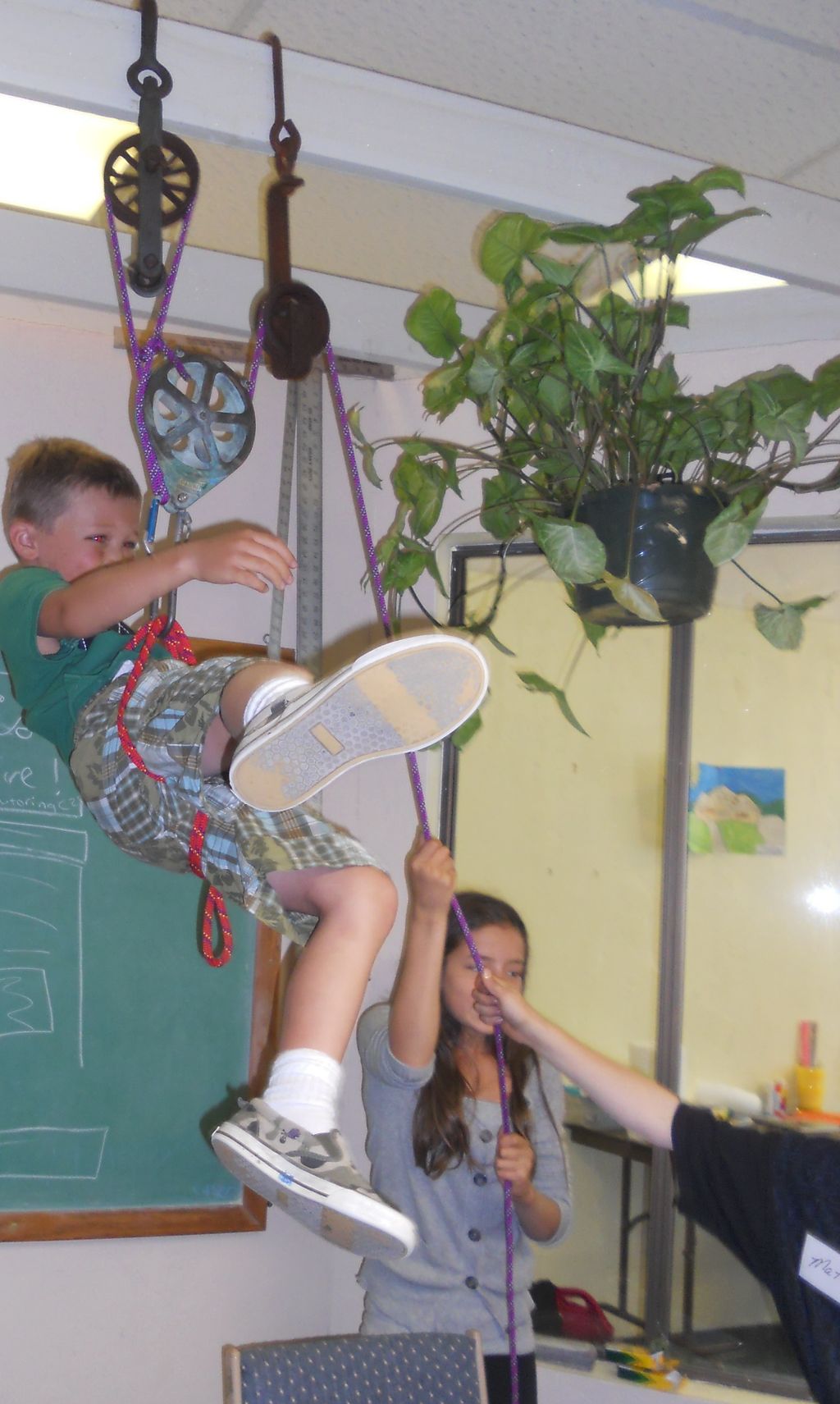 A-Math-Oasis first Summer Camp: Using simple machi