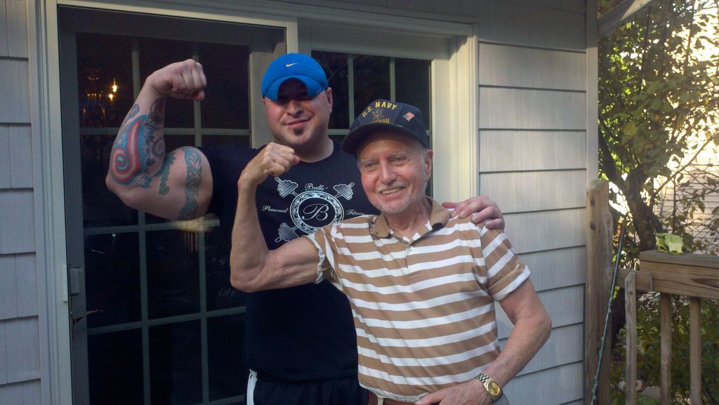 My oldest client, John Castellano!! 84yrs young an