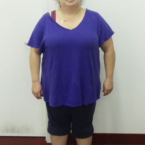 Michelle Irwin lost 10.4 Ibs and 15 inches in 21 d