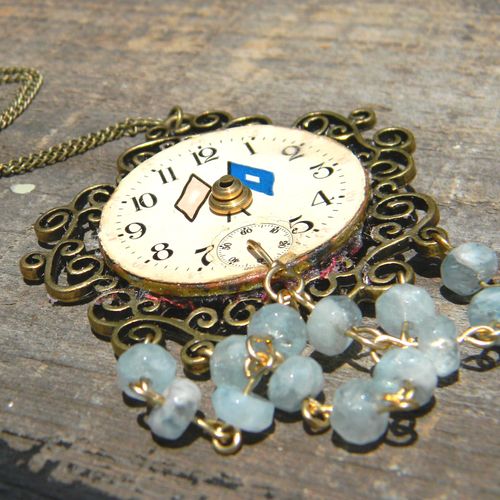 Bejeweled Past Steampunk Necklace