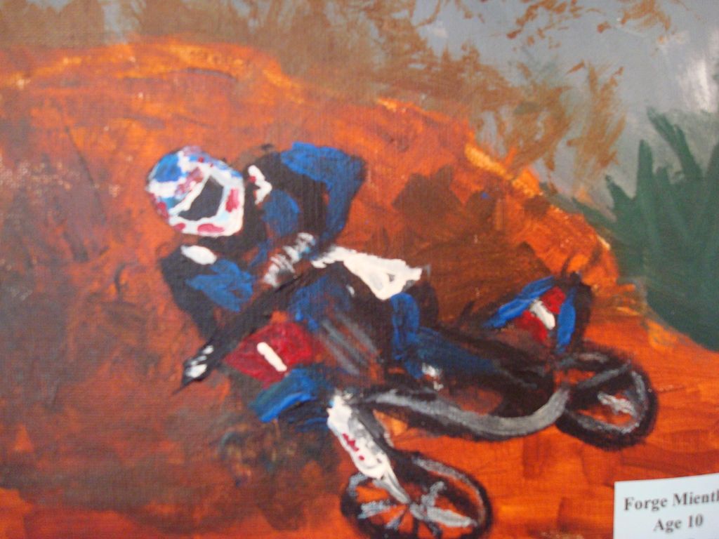"Motorcross" from a 10 year old who has taken less